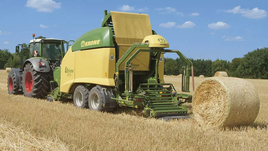 Round baler