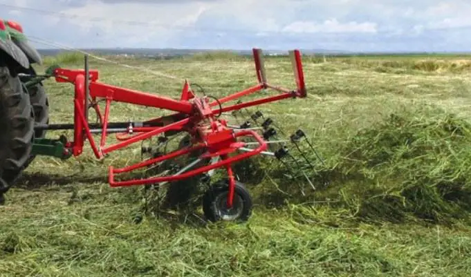 tedding hay