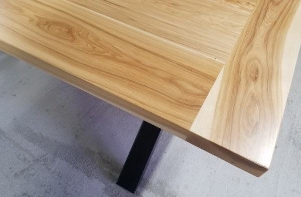 hickory wood farmhouse table