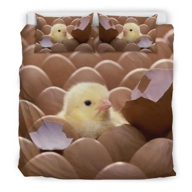 Baby Chicken Egg Hatched Bedding Set Sand Creek Farm