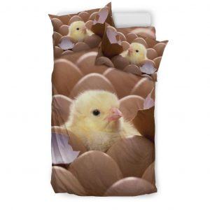 Baby Chicken Egg Hatched Bedding Set Twin