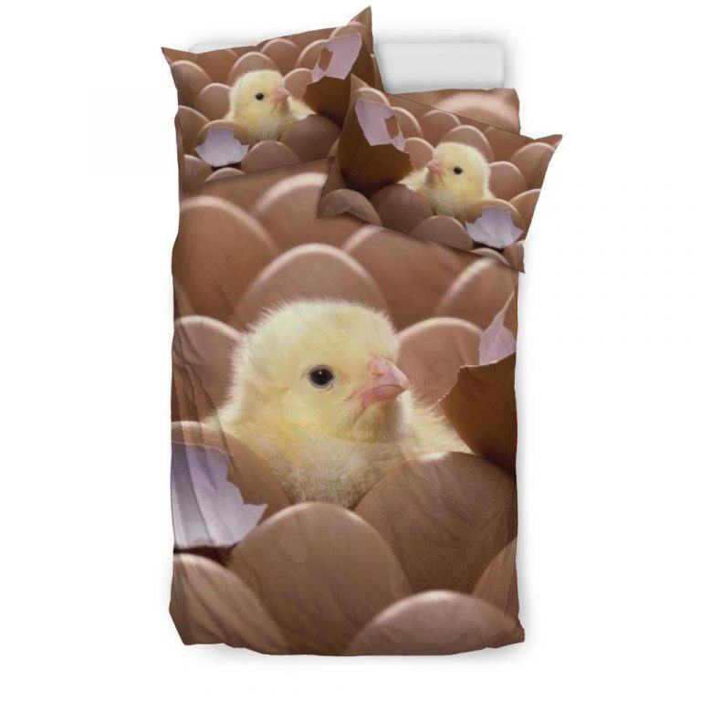Baby Chicken Egg Hatched Bedding Set Sand Creek Farm