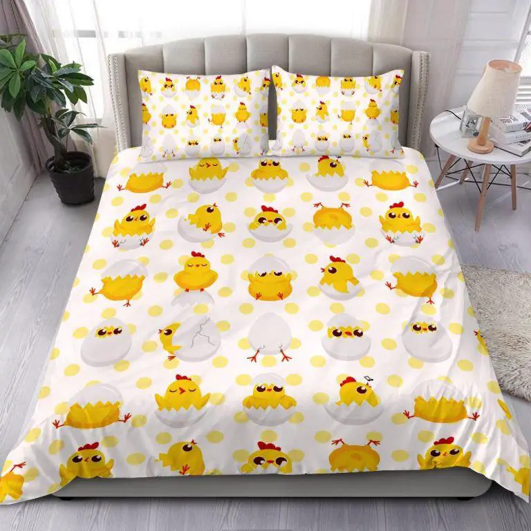 Baby Chickens and Eggs Pattern Bedding Set Sand Creek Farm