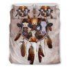 Cow and dreamcatcher bedding set full