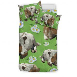 Cows and Sunflower bedding set twin