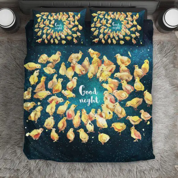 Group of Chics in Galaxy Good Night Bedding Set