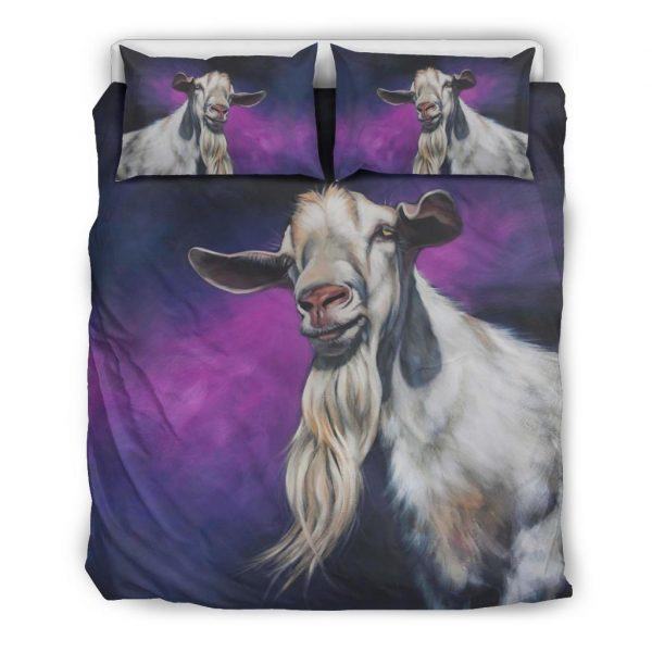 Old Goat Art Bedding Set Queen