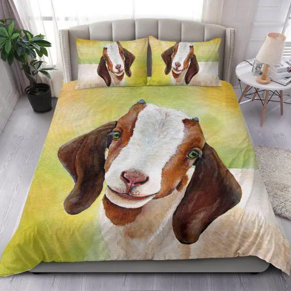 Realistic Baby Goat Bedding Set