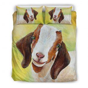 Realistic Baby Goat Bedding Set Queen