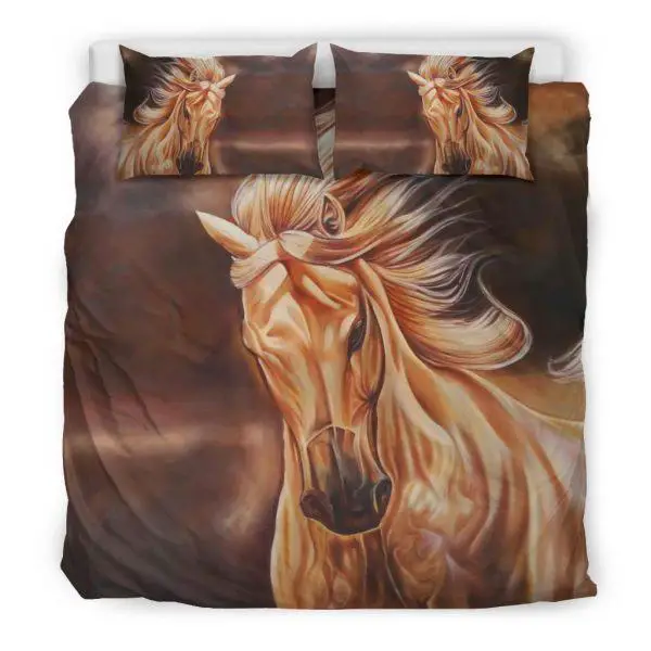 Strong Horse Bedding Set King