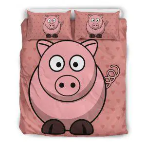 Super Cute Fat Pig Bedding Set Queen
