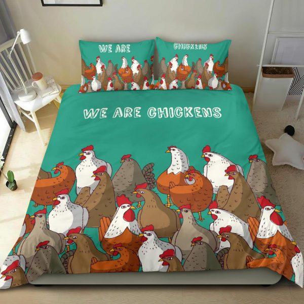 We Are Chicken Bedding Set
