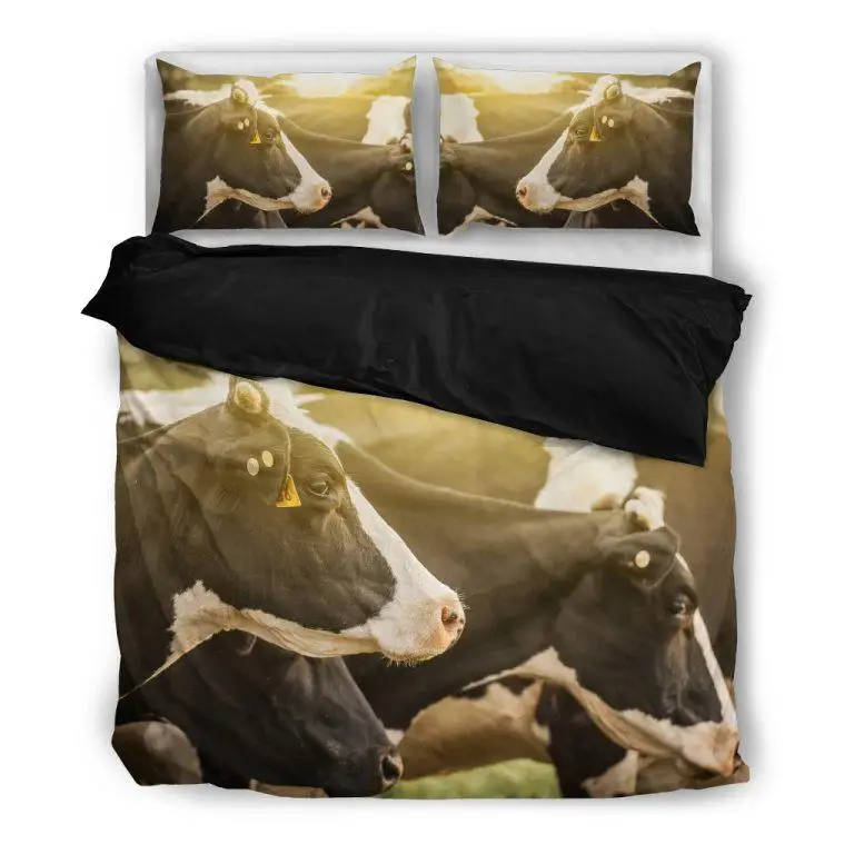 Herd of Cows in Sunset Bedding Set Sand Creek Farm
