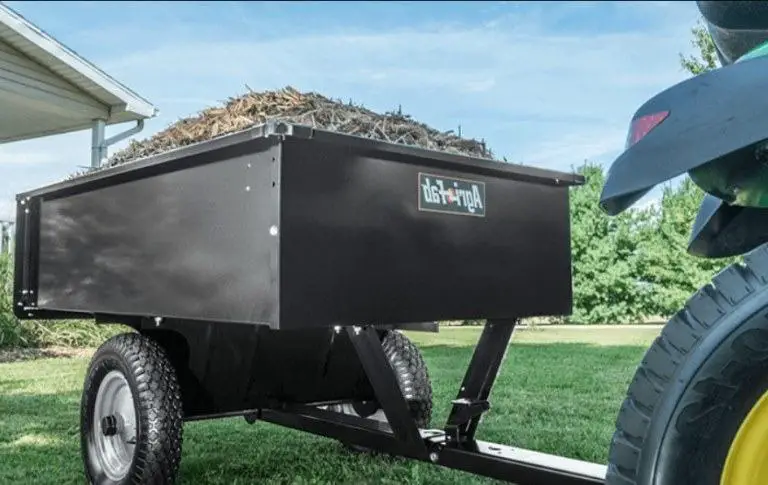 best dump cart for lawn tractor reviews
