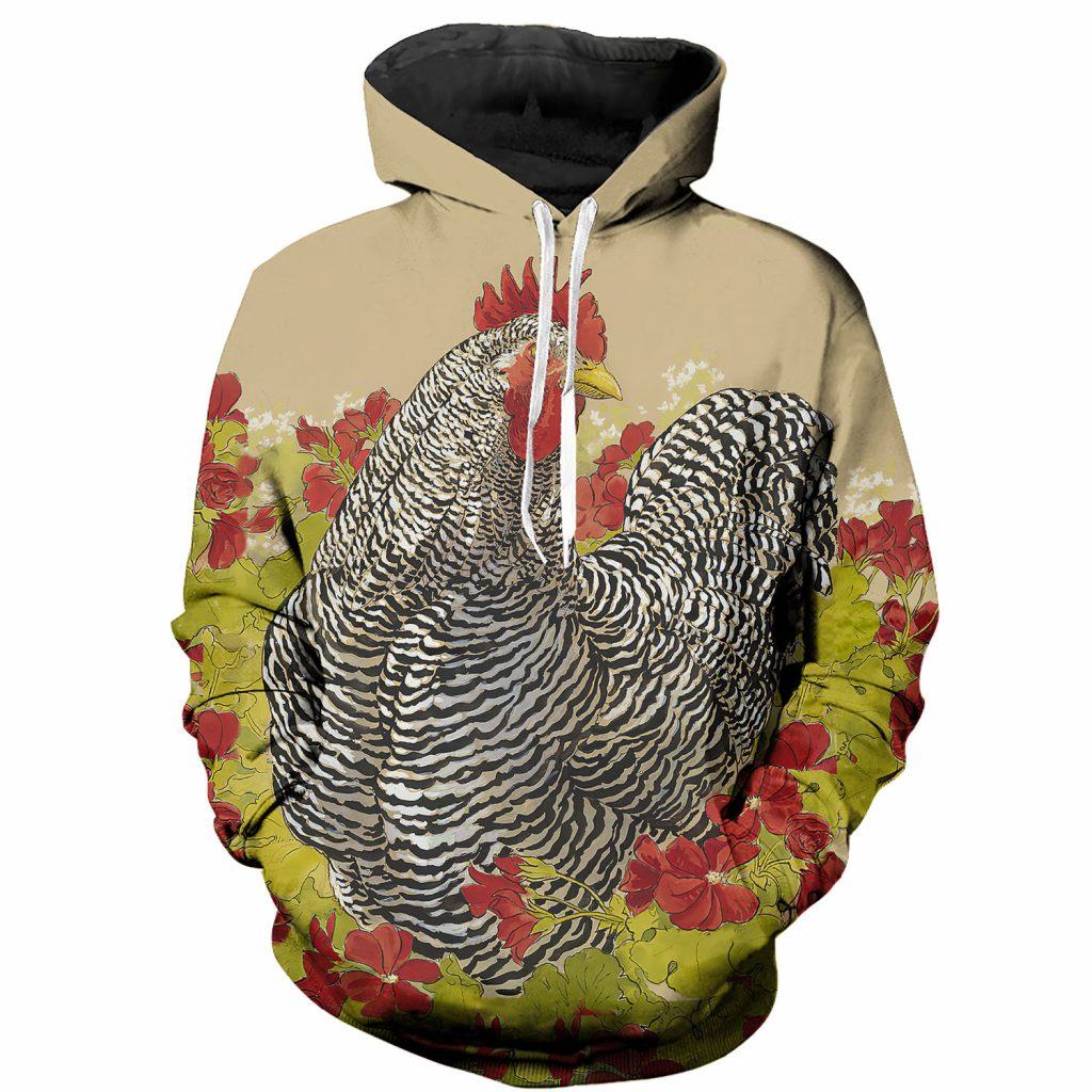 Beautiful Flock of Chicken 3D Full Print Hoodie - Sand Creek Farm