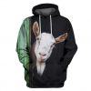 Beautiful Goat All Over Print 3D Hoodie