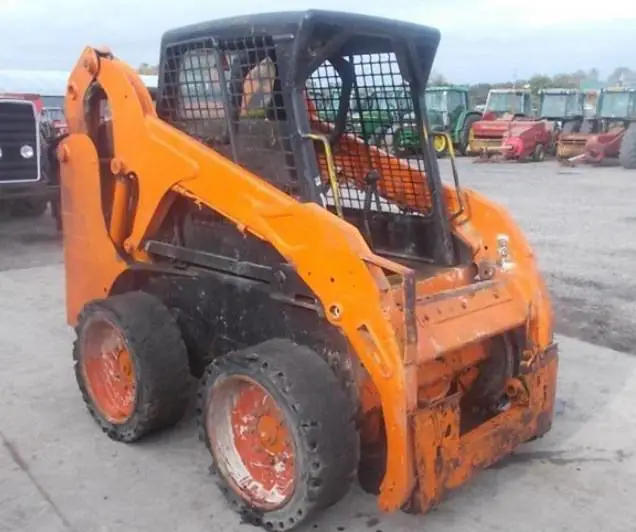 bobcat orange tractor