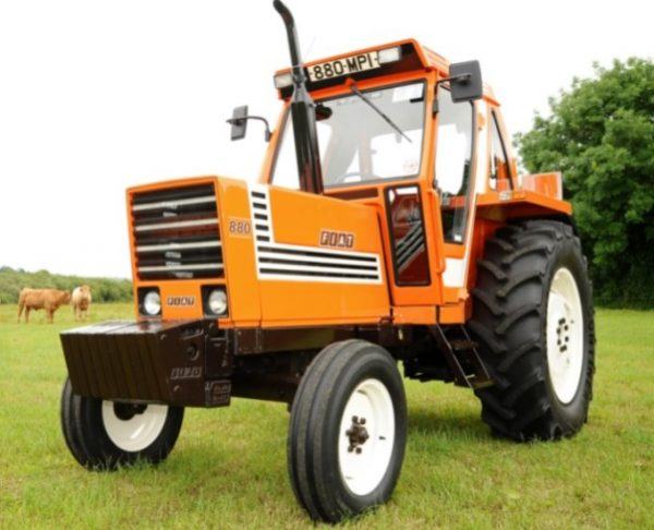 orange ride on tractor