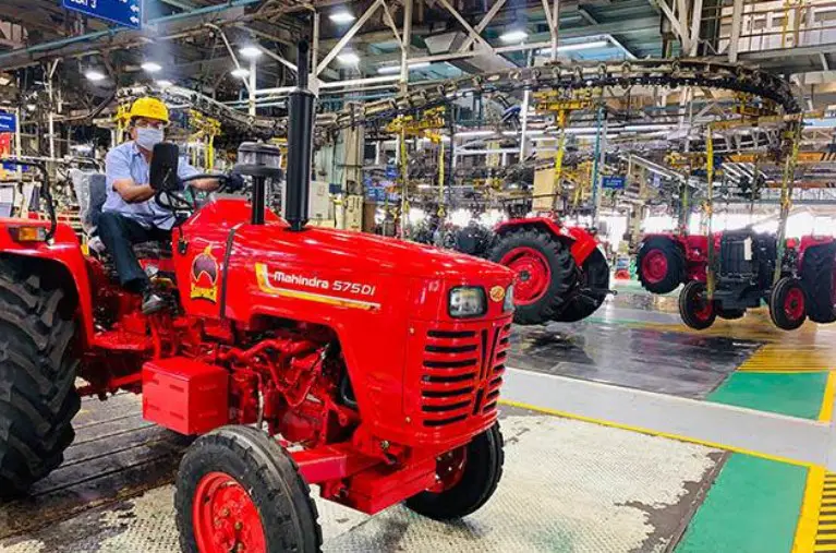 Mahindra Tractors Factory in India