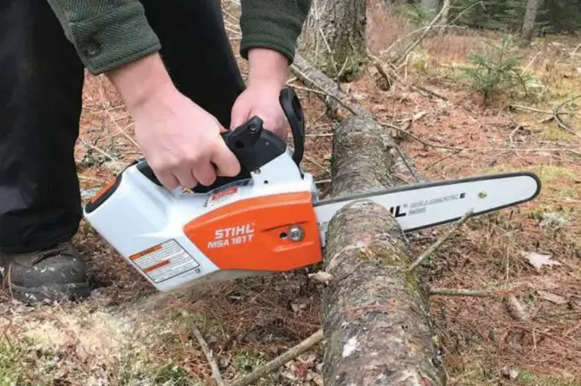 Battery-Powered Chainsaw