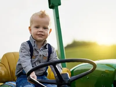 Kid on a Tractor
