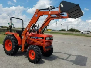 Daedong orange tractor