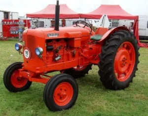 orange Nuffield tractor