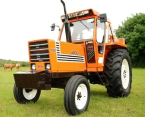 fiat orange tractor